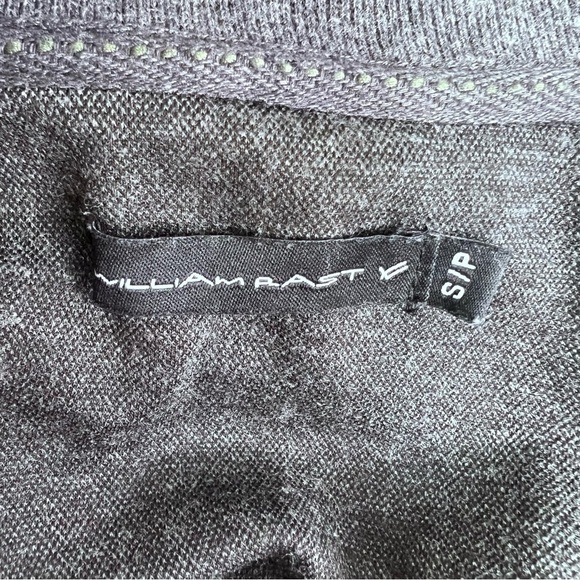 William Rast Grey Lightweight Sweater Full Zip Size Small - Picture 6 of 8